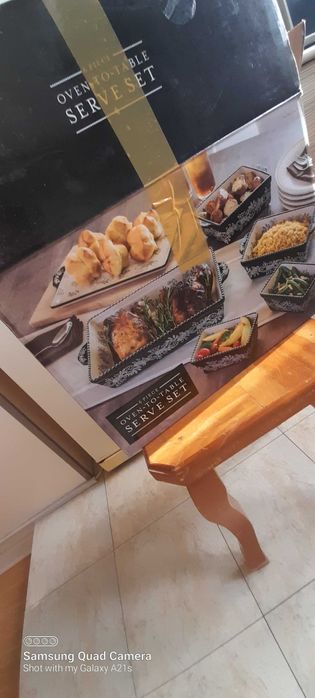 Oven-to-table serve set , керамический набор посуды для запекания