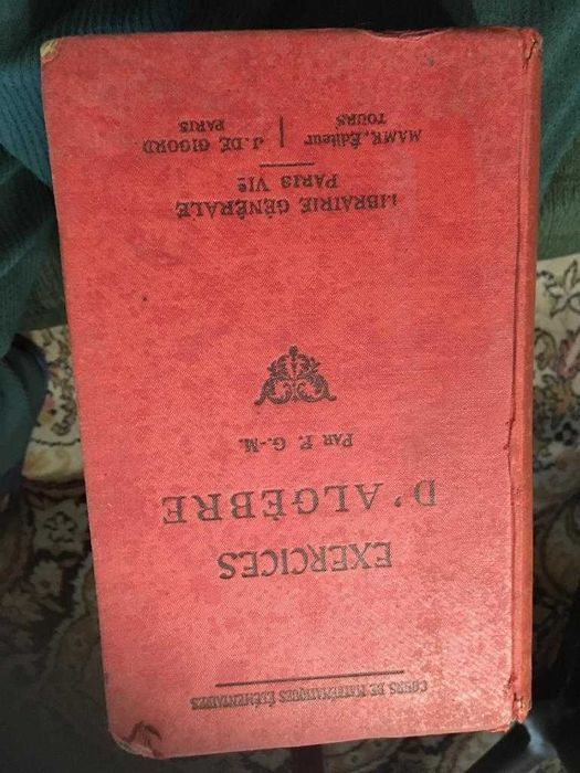 Larousse de Baza si o Veche Culegere de Algebra - Toate in Franceza