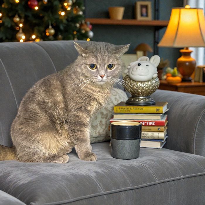 Ласковая кошка ищет дом