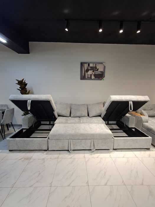 Большой П- образный диван