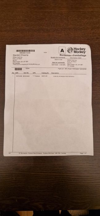 Patine Hockey Profesionale CCM FT 670 nr 43