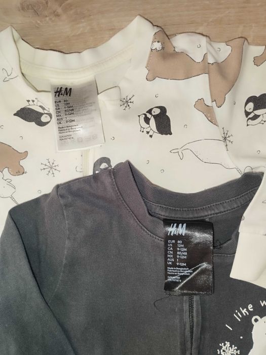 Лот детски цели пижами H&M - р-р 80