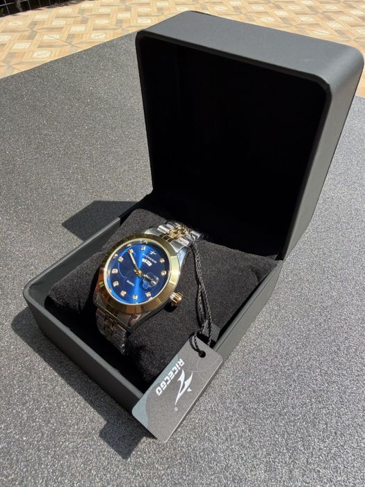 Ceas luxury Riceggo-albastru regal-nou