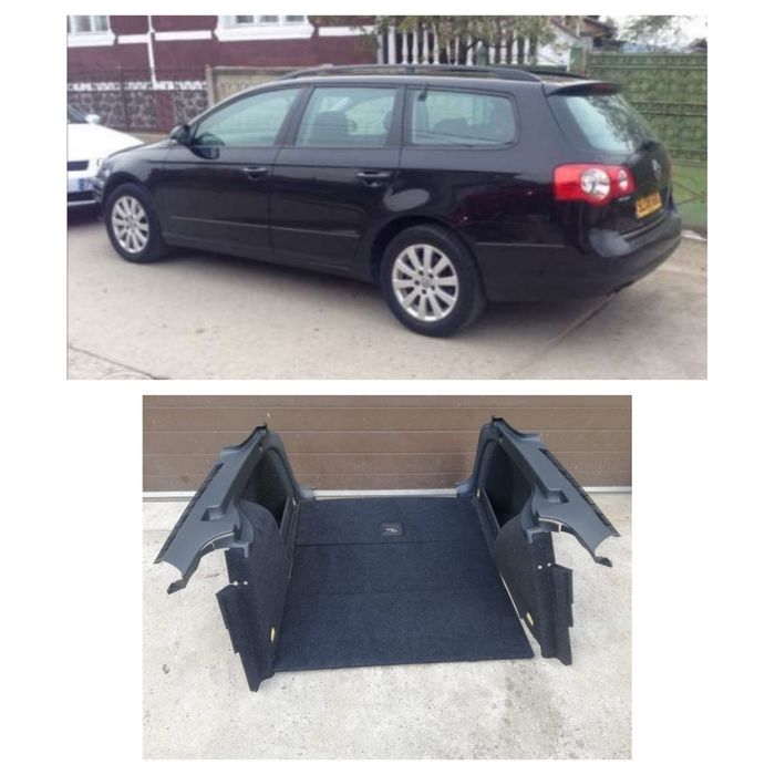 Mocheta tapiterie capitonaj interior portbagaj vw passat b6 break