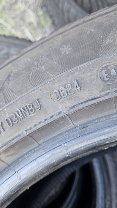 4бр като нови гуми 225 55 17 дот 24 семперит semperit