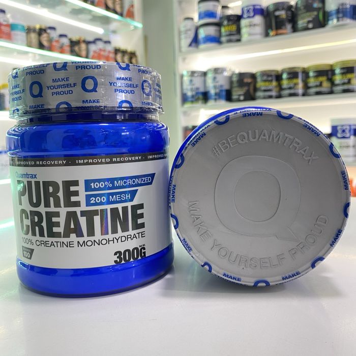 Quamtrax Pure Creatine (300g)-100% Original Kreatin! 100-servings
