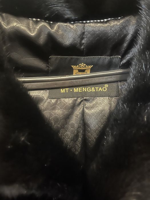 Шуба с норковым воротником