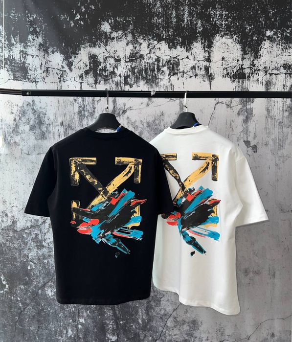 Tricou Off white alb sau negru 2025