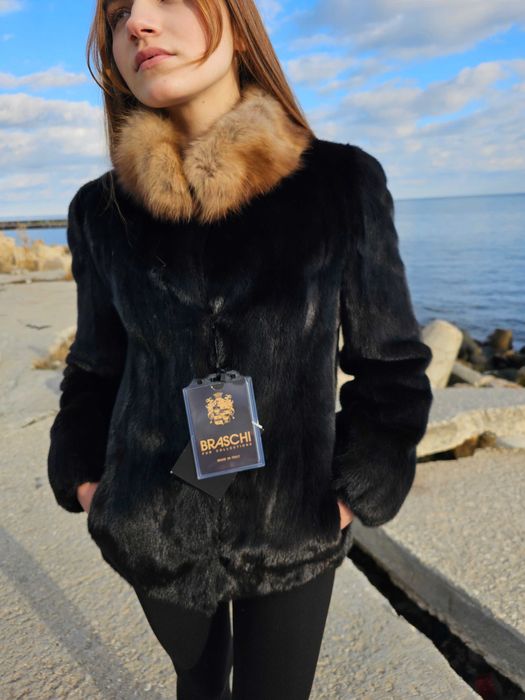 Отстъпка Луксозно палто от норка Italy