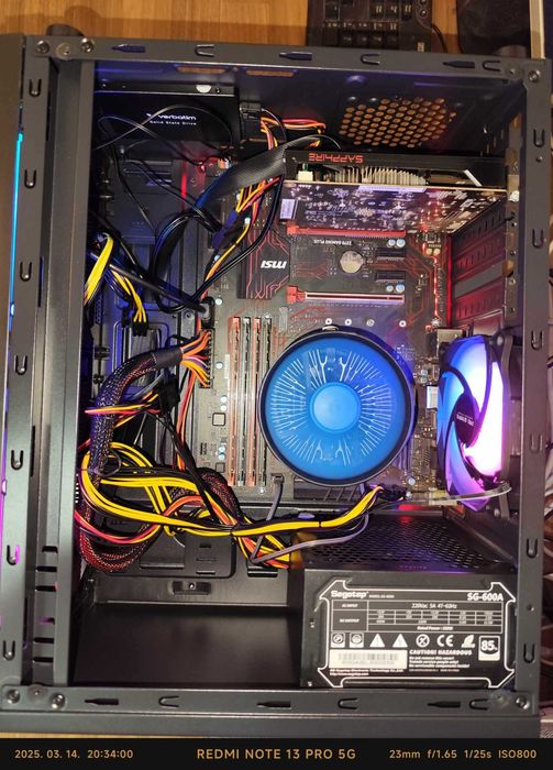 PC gaming nou in cutie, I7-6700k, 16Gb DDR4 Ram, ssd240+500, pv 4Gb!