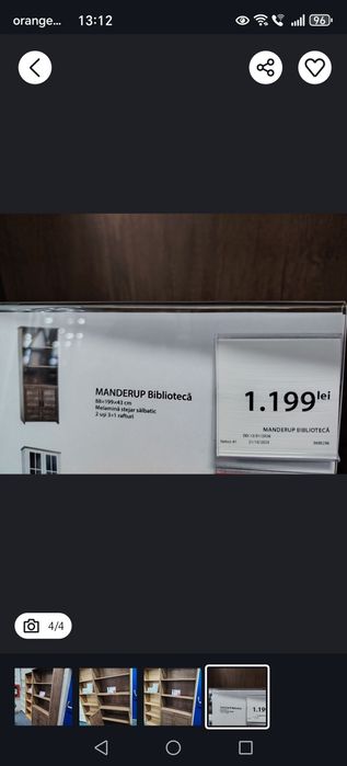 Mobilă .biblioteca .birou .jysk.Manderup.