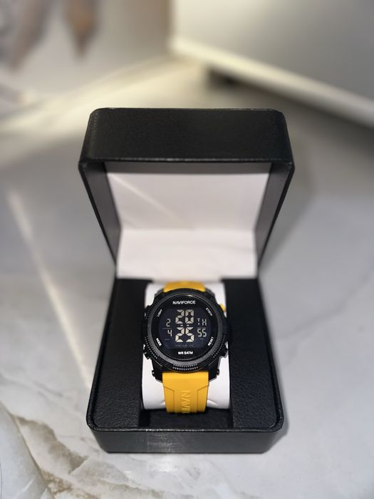 Мъжки Дигитални Часовници - NAVIFORCE - С Подаръчна Кутия