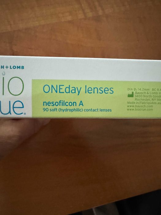 Lentile contact Bio true  de la Bausch & Lomb de unica folosina