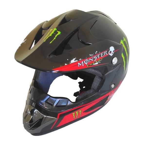 Каска за мотор Kрос/Вело/АТВ два цвята