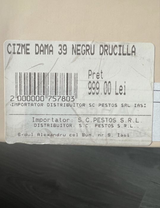 Cizme Il Passo din piele naturala