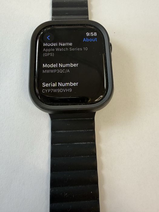 Apple watch s10 64gb gps 46mm 100% батерия!Перфектен!