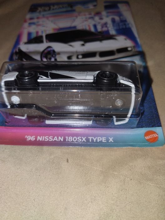 Hot Wheels Nissan 180SX – 90s Street Scene – Rar, JDM, colecție!