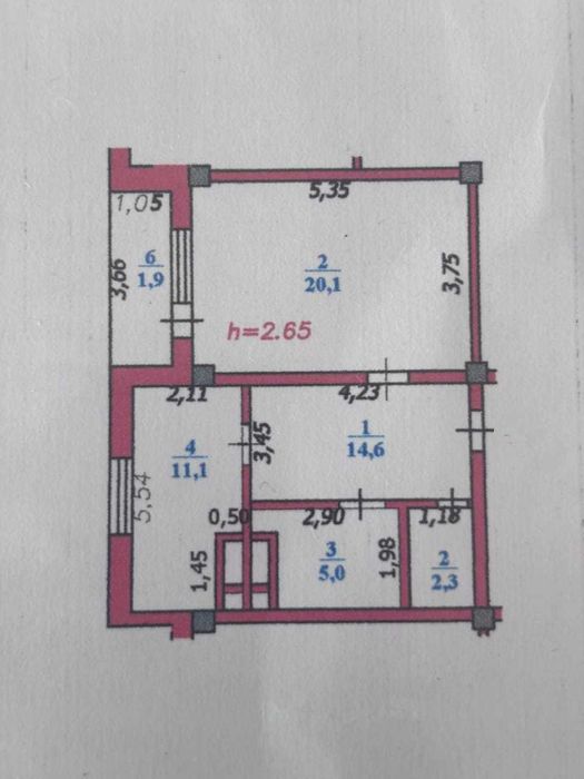 Продам 1 комн. квартиру в Уральске