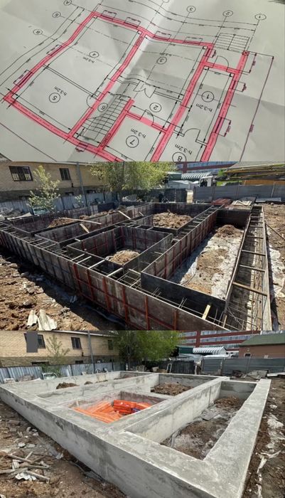 Заливаем фундамент