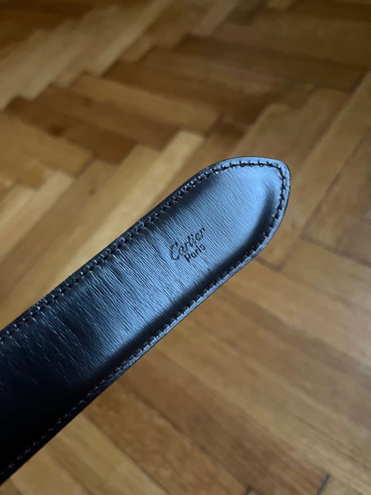 Curea Cartier negru/maro