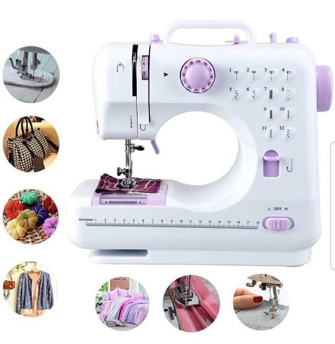 Masina de cusut multifunctionala cu accesorii portabila  31x30x15 cm