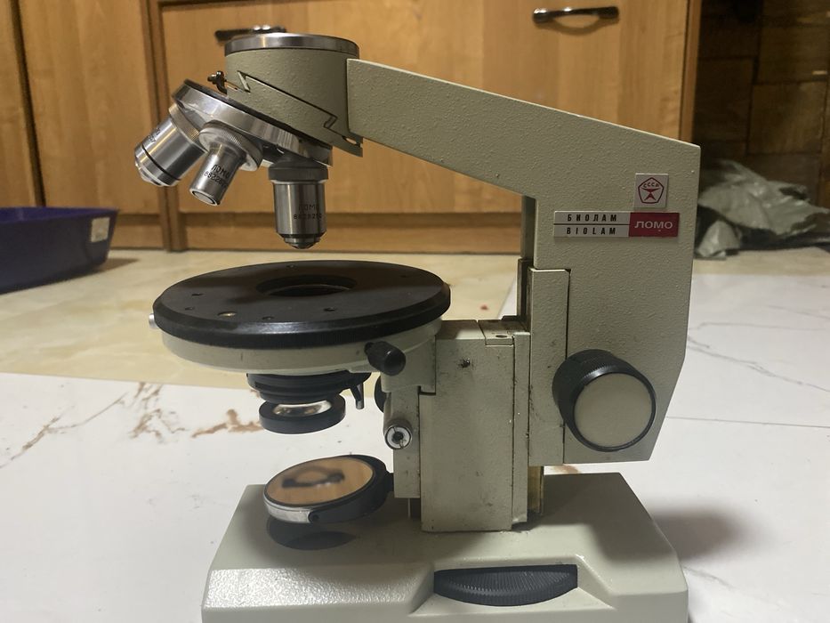 Микроскоп времен ссср
