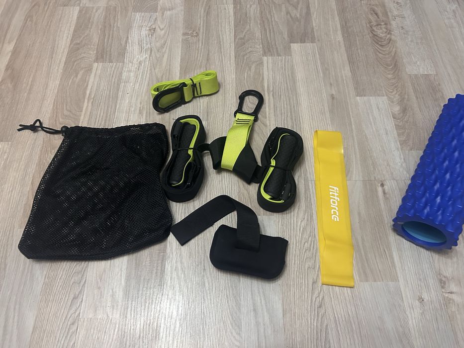Vand set complet trx+rolă+ banda elastica