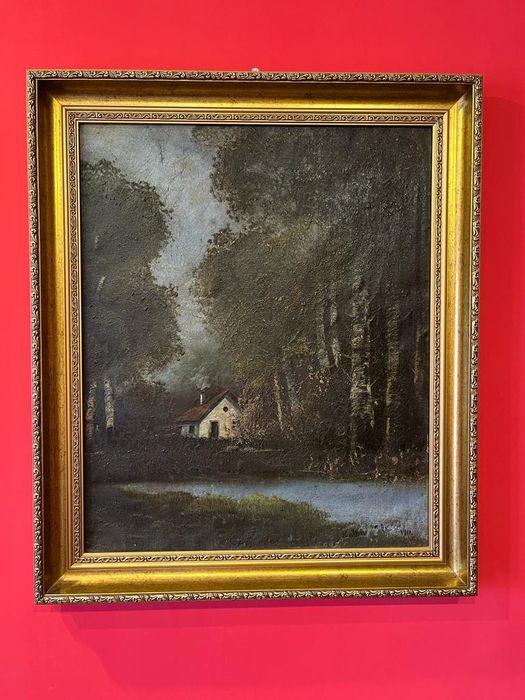Vand tablou de colectie scoala maghiara an 1911