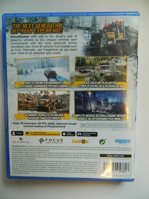 Joc Snow Runner PS5