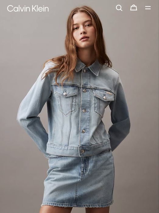 Джинсовая куртка, джинсовка calvin klein