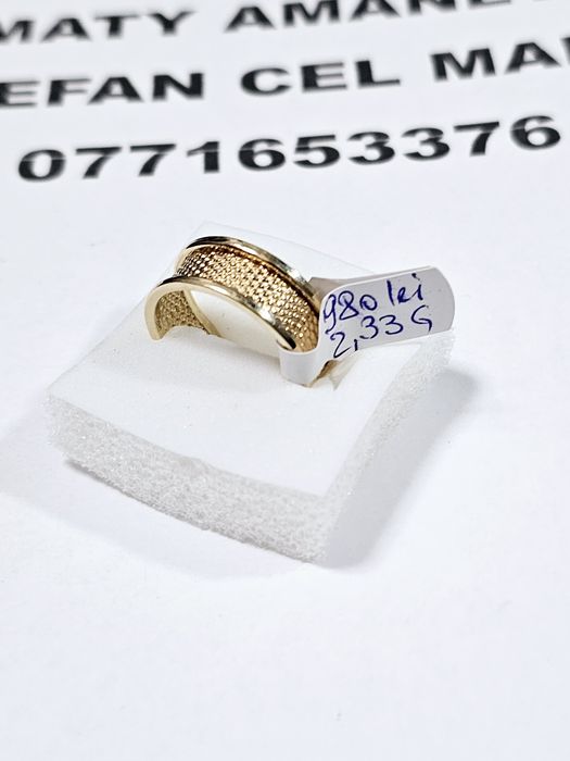 Vand inel dama din aur 14 k 2.33 g cod 605