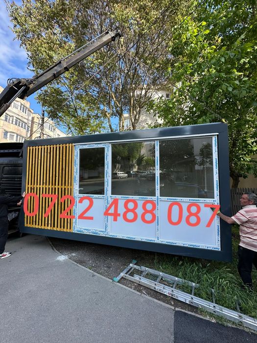 Container modular tip birou, locuinta, spatiu comercial  8 x 2.4m