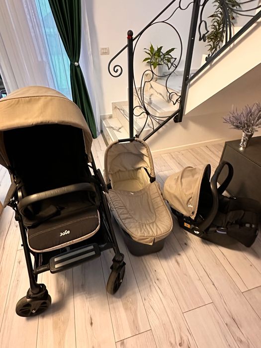 Cărucior Joie 3 in 1 Chrome