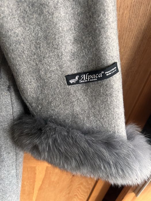 Haina blana naturala alpaca