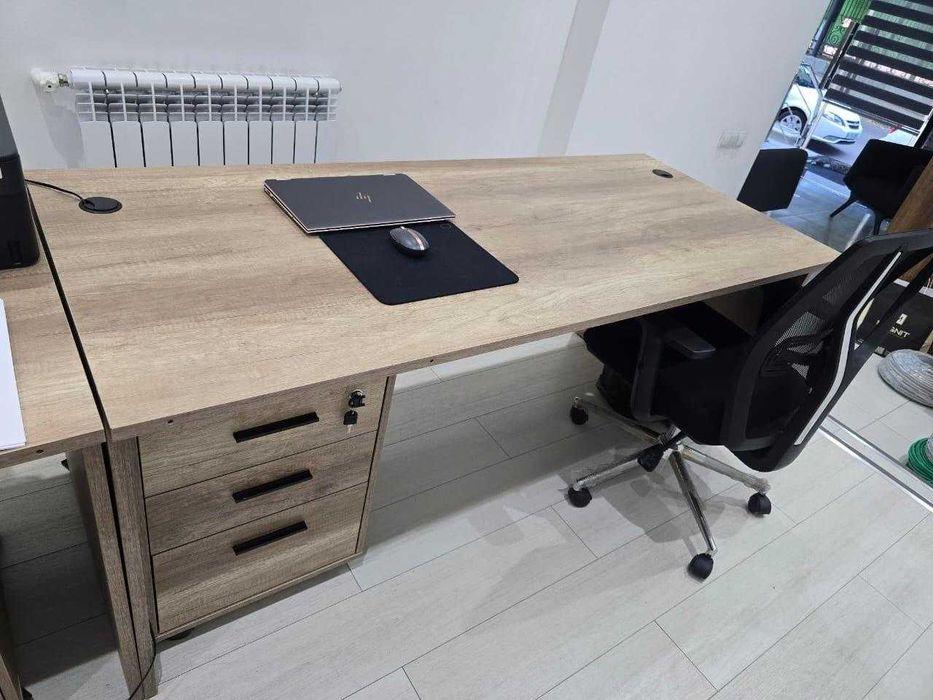 3 Tortmali L Shaklidagi Ofis Stoli ofis mebel
