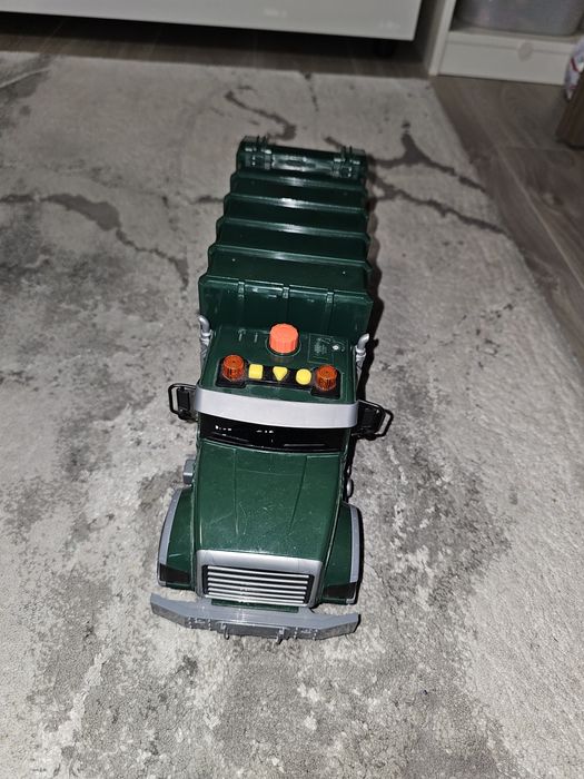 Masina de gunoi City Sanitation, sunete si lumini, 3 cosuri gunoi incl