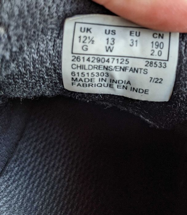 Кожаные полуботинки Clarks. Размер 31