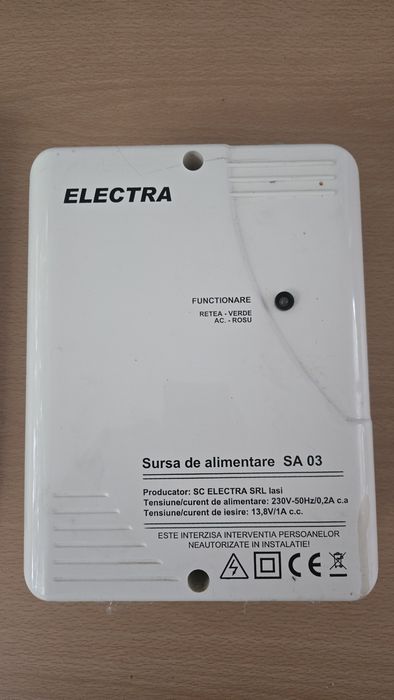 Interfon +sursa de  alimentare Electra