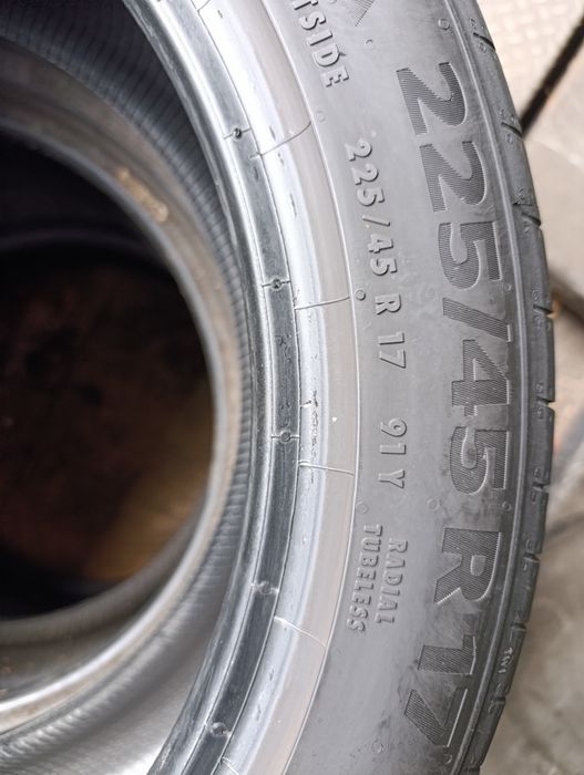 Anvelope de vara 225 45 17 Continental dot 2020 ,4 buc 7,5mm Top