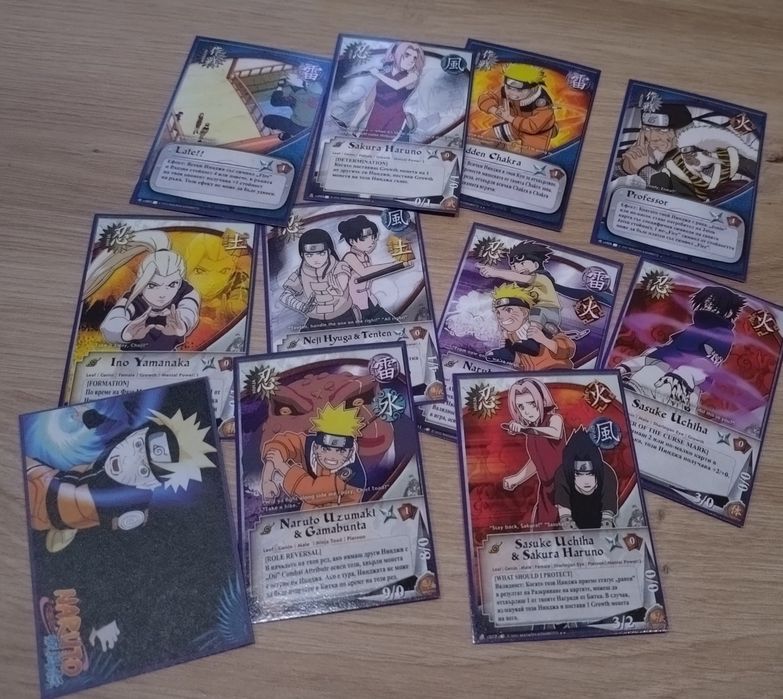 naruto наруто кутия с карти