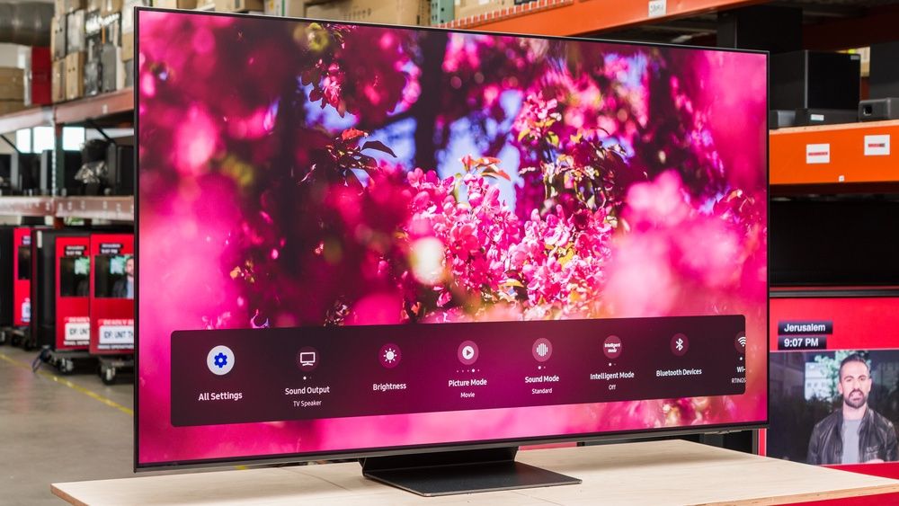 Телевизор Samsung QD OLED QE-55S90D 55" (2024) Вьетнам  2 goda garanti