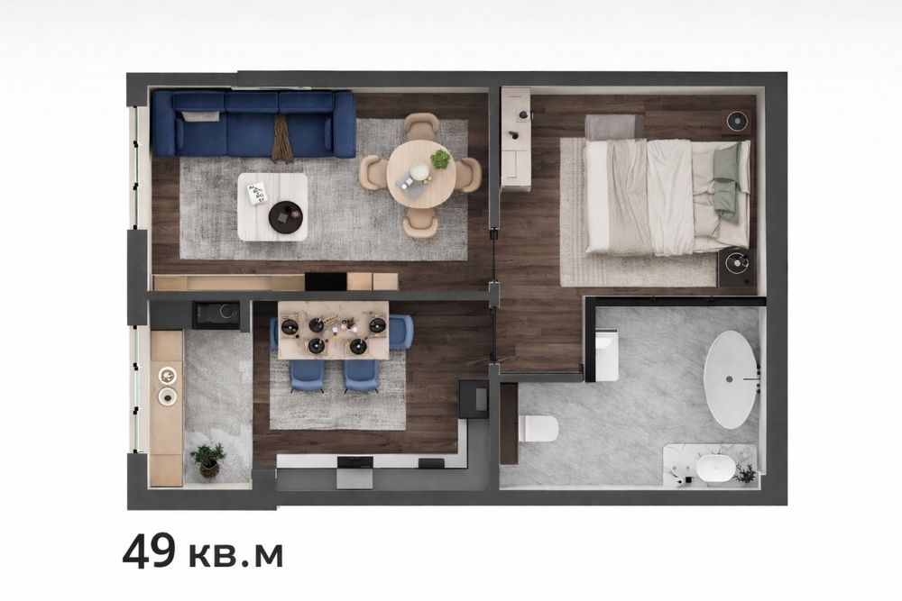 Продается своя кв в новостройке, Новая!