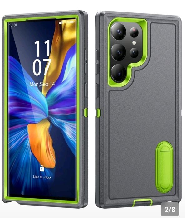 Galaxy S25 plus - защитен калъф три в едно,