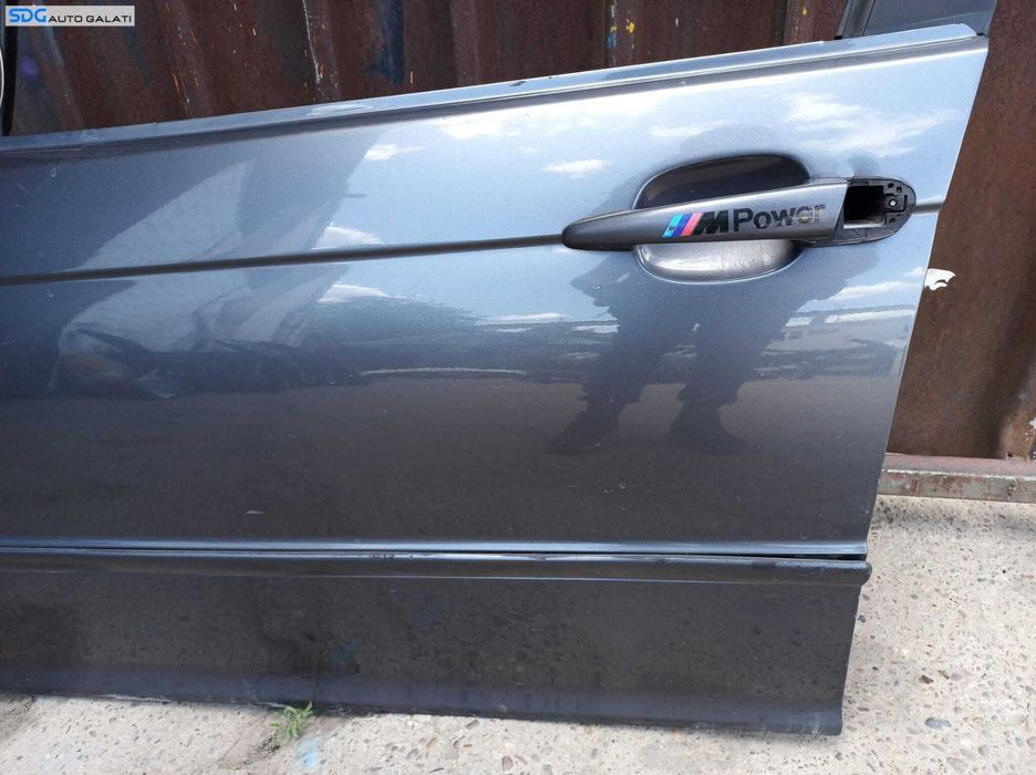 Usa Usi Portiera Portiere Stanga Fata BMW Seria 3 E46 1998 - 2006 Culoare Stahlgrau [X3735]