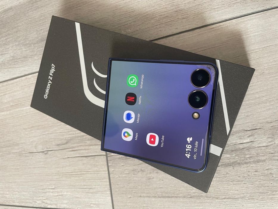 Vand/Schimb Samsung Galaxy Z Flip 7 256Gb Shadow Blue Factura Garantie
