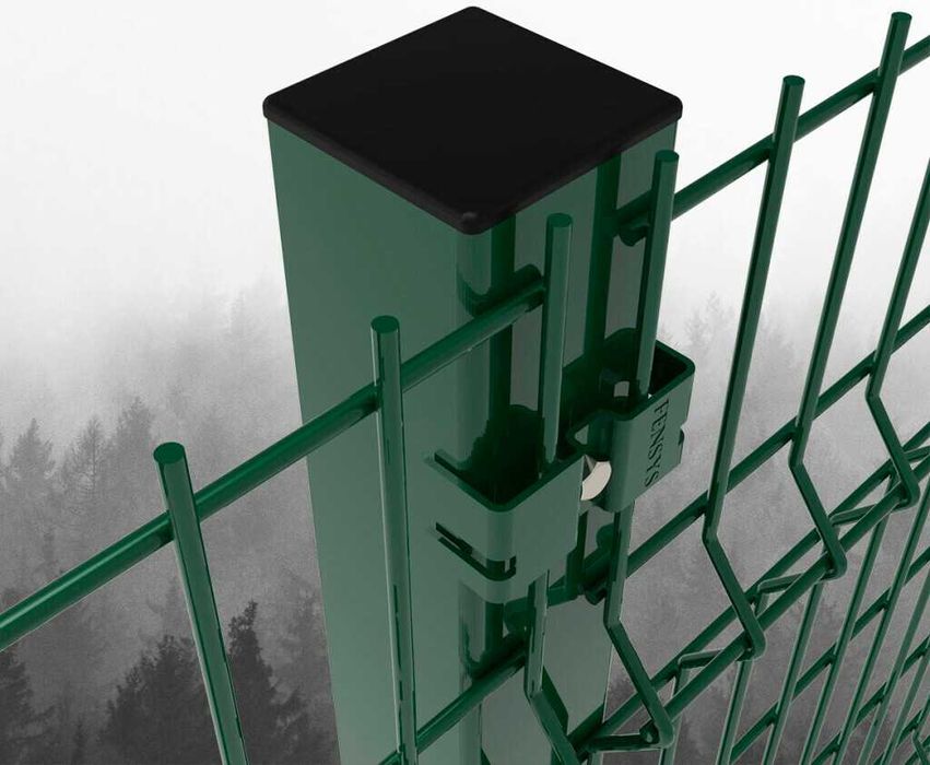 Забор 3D ограждение из сварной сетки