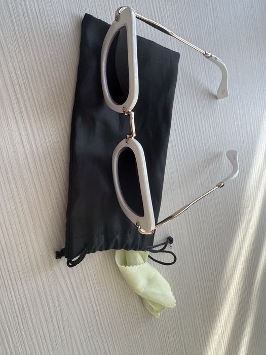 Ochelari eleganti dama albi