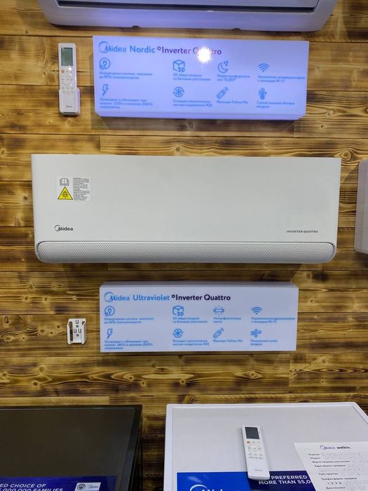 Кондиционер Midea Ultraviolet {9,12}. Официальный Дилер + Доставка!
