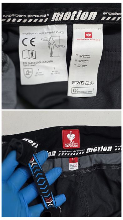 Pantaloni salopeta Engelbert Strauss Cordura Motion 2020, Nr. 62 un XXL ptr barbați