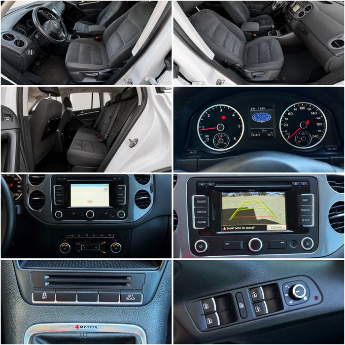 VW TIGUAN 2014 2.0 TDI 4x4‼️BI-XENON LED NAVIGATIE PIELE Camera Comenzi volan‼️Impecabil